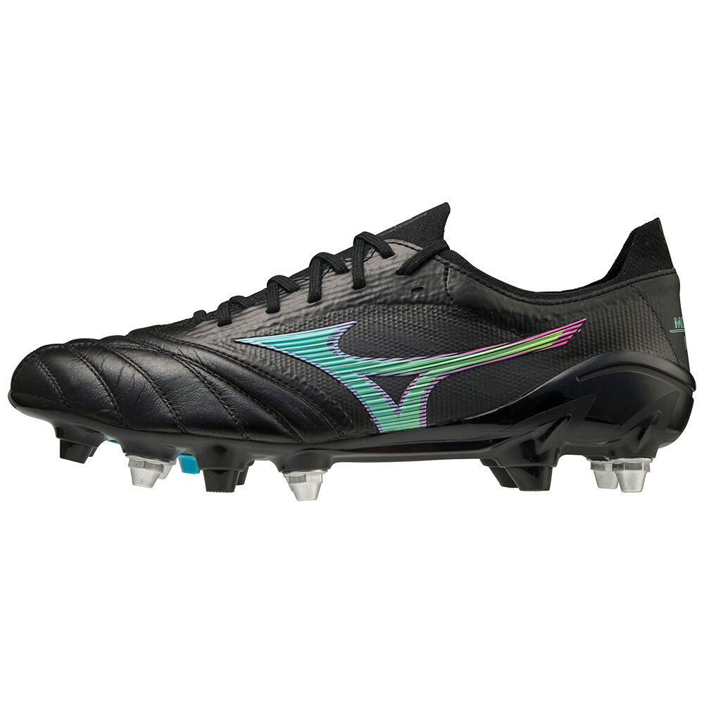 Tacos de Futbol Mizuno Morelia Neo Iii Beta Japan Mix Para Hombre Negros/Azules Turquesa 6894517-IJ